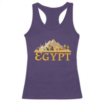 Ancient Egypt Pyramids Sphinx Graphic Racerback Tank Top Vintage Egypt Anubis History Buff Travel Souvenir