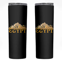 Ancient Egypt Pyramids Sphinx Graphic Skinny Tumbler Vintage Egypt Anubis History Buff Travel Souvenir