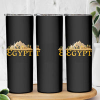 Ancient Egypt Pyramids Sphinx Graphic Skinny Tumbler Vintage Egypt Anubis History Buff Travel Souvenir