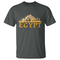 Ancient Egypt Pyramids Sphinx Graphic T Shirt Vintage Egypt Anubis History Buff Travel Souvenir