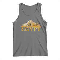 Ancient Egypt Pyramids Sphinx Graphic Tank Top Vintage Egypt Anubis History Buff Travel Souvenir
