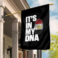 Egypt It's In My DNA Flag Fingerprint Graphic Garden Flag Egyptian Heritage Pride Roots