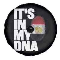 Egypt It's In My DNA Flag Fingerprint Graphic Spare Tire Cover Egyptian Heritage Pride Roots