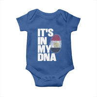 Egypt It's In My DNA Flag Fingerprint Graphic Baby Onesie Egyptian Heritage Pride Roots