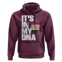 Egypt It's In My DNA Flag Fingerprint Graphic Hoodie Egyptian Heritage Pride Roots