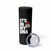 Egypt It's In My DNA Flag Fingerprint Graphic Skinny Tumbler Egyptian Heritage Pride Roots