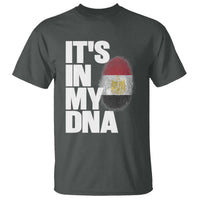 Egypt It's In My DNA Flag Fingerprint Graphic T Shirt Egyptian Heritage Pride Roots