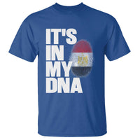 Egypt It's In My DNA Flag Fingerprint Graphic T Shirt Egyptian Heritage Pride Roots
