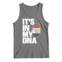 Egypt It's In My DNA Flag Fingerprint Graphic Tank Top Egyptian Heritage Pride Roots