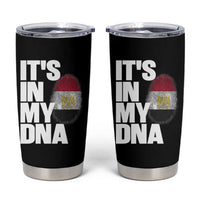 Egypt It's In My DNA Flag Fingerprint Graphic Tumbler Cup Egyptian Heritage Pride Roots