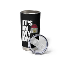 Egypt It's In My DNA Flag Fingerprint Graphic Tumbler Cup Egyptian Heritage Pride Roots