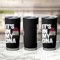 Egypt It's In My DNA Flag Fingerprint Graphic Tumbler Cup Egyptian Heritage Pride Roots