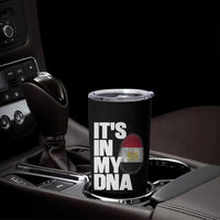 Egypt It's In My DNA Flag Fingerprint Graphic Tumbler Cup Egyptian Heritage Pride Roots