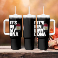 Egypt It's In My DNA Flag Fingerprint Graphic Tumbler With Handle Egyptian Heritage Pride Roots