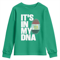 Egypt It's In My DNA Flag Fingerprint Graphic Youth Sweatshirt Egyptian Heritage Pride Roots