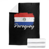 Vintage Paraguay Flag Paraguaya Heritage Pride Roots Throw Blanket