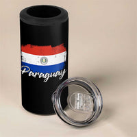 Vintage Paraguay Flag Paraguaya Heritage Pride Roots 4 in 1 Can Cooler Tumbler