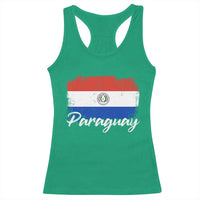Vintage Paraguay Flag Paraguaya Heritage Pride Roots Racerback Tank Top
