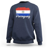 Vintage Paraguay Flag Paraguaya Heritage Pride Roots Sweatshirt