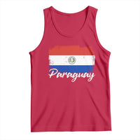 Vintage Paraguay Flag Paraguaya Heritage Pride Roots Tank Top