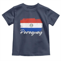 Vintage Paraguay Flag Paraguaya Heritage Pride Roots Toddler T Shirt