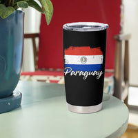 Vintage Paraguay Flag Paraguaya Heritage Pride Roots Tumbler Cup