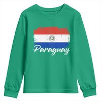 Vintage Paraguay Flag Paraguaya Heritage Pride Roots Youth Sweatshirt