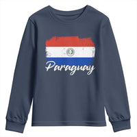 Vintage Paraguay Flag Paraguaya Heritage Pride Roots Youth Sweatshirt