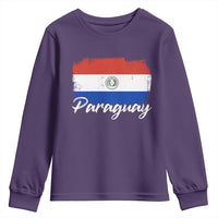 Vintage Paraguay Flag Paraguaya Heritage Pride Roots Youth Sweatshirt