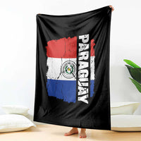 Paraguay Proud Roots Vintage Paraguaya Flag Heritage Pride Throw Blanket