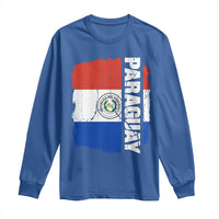 Paraguay Proud Roots Vintage Paraguaya Flag Heritage Pride Long Sleeve Shirt