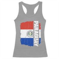 Paraguay Proud Roots Vintage Paraguaya Flag Heritage Pride Racerback Tank Top