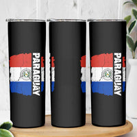 Paraguay Proud Roots Vintage Paraguaya Flag Heritage Pride Skinny Tumbler