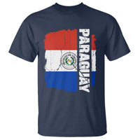 Paraguay Proud Roots Vintage Paraguaya Flag Heritage Pride T Shirt
