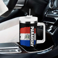 Paraguay Proud Roots Vintage Paraguaya Flag Heritage Pride Tumbler With Handle