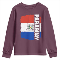 Paraguay Proud Roots Vintage Paraguaya Flag Heritage Pride Youth Sweatshirt