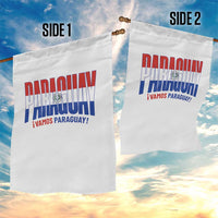 Vamos Paraguay Long Live Soccer Cheer Garden Flag Patriotic Paraguaya Futbol Football Fans Pride