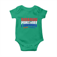 Vamos Paraguay Long Live Soccer Cheer Baby Onesie Patriotic Paraguaya Futbol Football Fans Pride