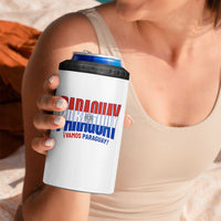 Vamos Paraguay Long Live Soccer Cheer 4 in 1 Can Cooler Tumbler Patriotic Paraguaya Futbol Football Fans Pride