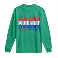 Vamos Paraguay Long Live Soccer Cheer Long Sleeve Shirt Patriotic Paraguaya Futbol Football Fans Pride