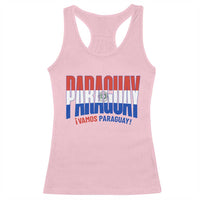 Vamos Paraguay Long Live Soccer Cheer Racerback Tank Top Patriotic Paraguaya Futbol Football Fans Pride