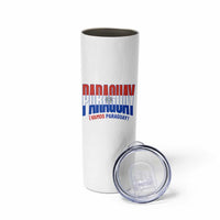 Vamos Paraguay Long Live Soccer Cheer Skinny Tumbler Patriotic Paraguaya Futbol Football Fans Pride