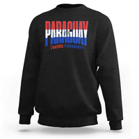 Vamos Paraguay Long Live Soccer Cheer Sweatshirt Patriotic Paraguaya Futbol Football Fans Pride