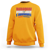 Vamos Paraguay Long Live Soccer Cheer Sweatshirt Patriotic Paraguaya Futbol Football Fans Pride