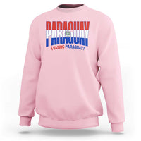 Vamos Paraguay Long Live Soccer Cheer Sweatshirt Patriotic Paraguaya Futbol Football Fans Pride