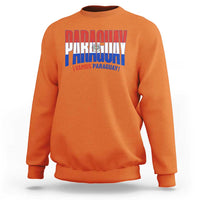Vamos Paraguay Long Live Soccer Cheer Sweatshirt Patriotic Paraguaya Futbol Football Fans Pride