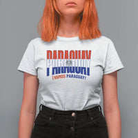 Vamos Paraguay Long Live Soccer Cheer T Shirt For Women Patriotic Paraguaya Futbol Football Fans Pride
