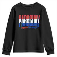Vamos Paraguay Long Live Soccer Cheer Youth Sweatshirt Patriotic Paraguaya Futbol Football Fans Pride
