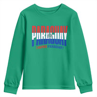 Vamos Paraguay Long Live Soccer Cheer Youth Sweatshirt Patriotic Paraguaya Futbol Football Fans Pride