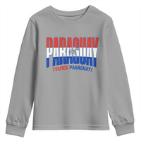 Vamos Paraguay Long Live Soccer Cheer Youth Sweatshirt Patriotic Paraguaya Futbol Football Fans Pride